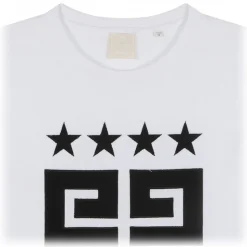 Givenchy - White Logo Print Long Sleeves T-Shirt - Givenchy Exclusive Luxury Collection - Avvenice