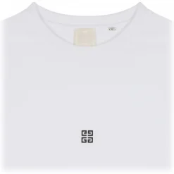 Givenchy - White Long-Sleeved Logo T-Shirt - Givenchy Exclusive Luxury Collection - Avvenice
