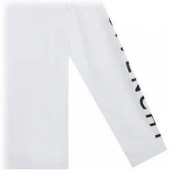 Givenchy - White Long-Sleeved Logo T-Shirt - Givenchy Exclusive Luxury Collection - Avvenice