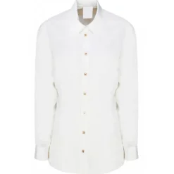 Givenchy - White Silk Rhinestones Detail Shirt - Givenchy Exclusive Luxury Collection - Avvenice