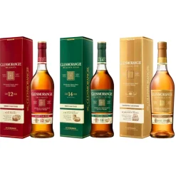 Glenmorangie - Lasanta + Quinta Ruban + Nectar d'Òr - Boxed - Whisky - Exclusive Luxury Limited Edition - 700 ml - Avvenice