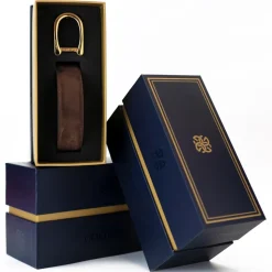 Goldfels - Gold II - Suede Havana Brown - Brown - Belt - Made in Italy - Luxury Exclusive Collection - Avvenice