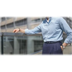 Goldfels - Palladium I - Calfskin Jet Black - Black - Belt - Made in Italy - Luxury Exclusive Collection - Avvenice