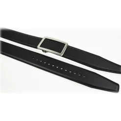 Goldfels - Palladium I - Calfskin Jet Black - Black - Belt - Made in Italy - Luxury Exclusive Collection - Avvenice