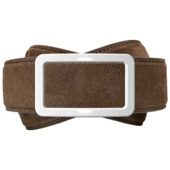 Goldfels - Palladium I - Suede Havana Brown - Brown - Belt - Made in Italy - Luxury Exclusive Collection - Avvenice