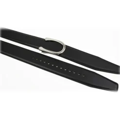 Goldfels - Palladium II - Calfskin Jet Black - Black - Belt - Made in Italy - Luxury Exclusive Collection - Avvenice