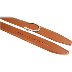 Goldfels - Palladium II - Calfskin Cognac Brown - Brown - Belt - Made in Italy - Luxury Exclusive Collection - Avvenice