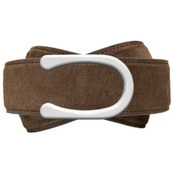 Goldfels - Palladium II - Suede Havana Brown - Brown - Belt - Made in Italy - Luxury Exclusive Collection - Avvenice