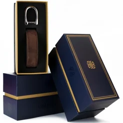 Goldfels - Palladium II - Suede Havana Brown - Brown - Belt - Made in Italy - Luxury Exclusive Collection - Avvenice