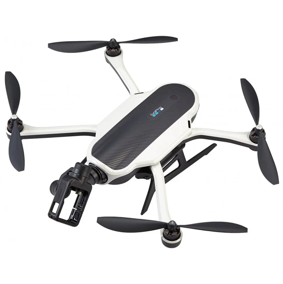 GoPro - Drone Karma - Black / White - Professional Drone with Stabilizer + Controller for GoPro HERO 4K Video Camera - Avvenice