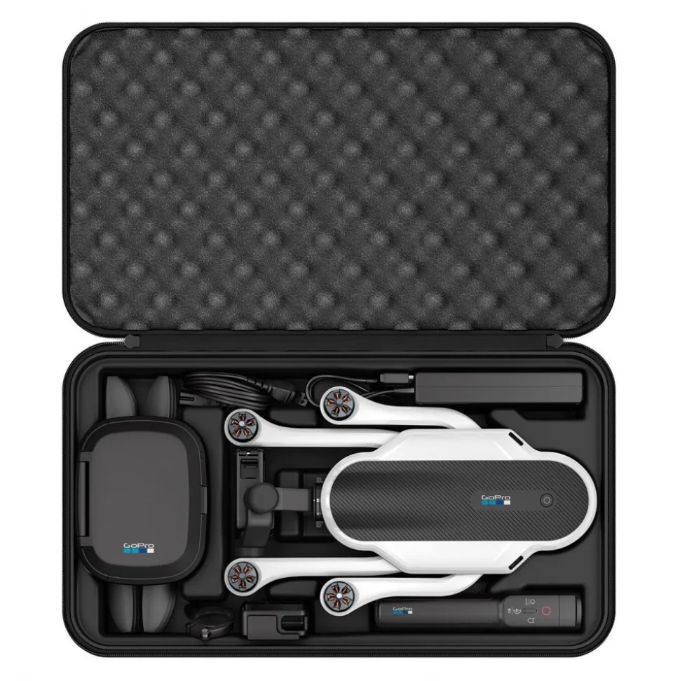GoPro - Drone Karma - Black / White - Professional Drone with Stabilizer + Controller for GoPro HERO 4K Video Camera - Avvenice