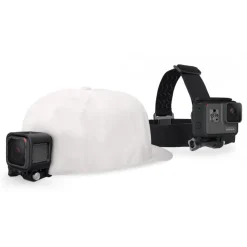 GoPro - Head Strap + QuickClip - Black - Support - Usable with GoPro HERO6 / HERO5 - 4K 1080p - GoPro Accessories - Avvenice