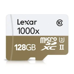 GoPro - Lexar Professional 1000x microSDXC 128 GB UHS-II/U3 - 150MB/s - W/USB 3.0 Reader Flash Memory Card - GoPro Accessories - Avvenice