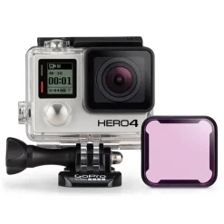 GoPro - Magenta Dive Filter for Standard + Blackout + Camo Housing - GoPro Accessories - Avvenice