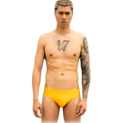 Grace - Grazia di Miceli - Yellow Osaka Men's Briefs - Luxury Collection - Made in Italy - High Quality - Avvenice