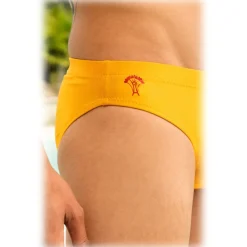 Grace - Grazia di Miceli - Yellow Osaka Men's Briefs - Luxury Collection - Made in Italy - High Quality - Avvenice