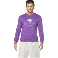 Grace - Grazia di Miceli - Men's Grace Crew Neck Sweatshirt - Luxury Collection - Made in Italy - High Quality - Avvenice