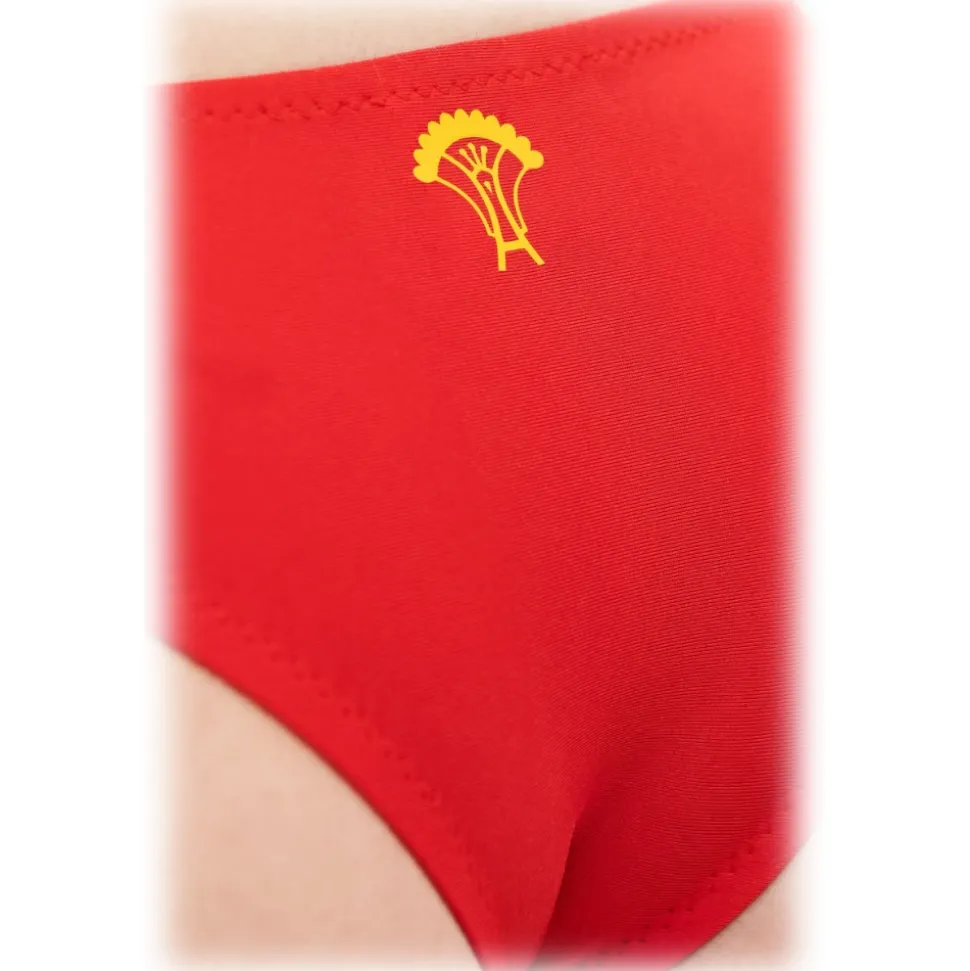 Grace - Grazia di Miceli - Covering Bikini Red "Sakura" - Luxury Collection - Made in Italy - High Quality - Avvenice