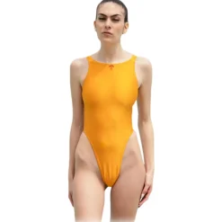 Grace - Grazia di Miceli - "Yokohama" Trikini Mustard - Luxury Collection - Made in Italy - High Quality - Avvenice