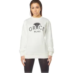 Grace - Grazia di Miceli - Marco Women's Crew Neck Sweatshirt - Luxury Collection - Made in Italy - High Quality - Avvenice