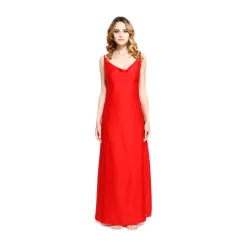 Grace - Grazia di Miceli - "Española Way" Red Women's Dress - Luxury Collection - Made in Italy - High Quality - Avvenice