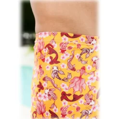 Grace - Grazia di Miceli - "Kanazawa" Men's Boxer with Sensoji Print - Luxury Collection - Made in Italy - High Quality - Avvenice