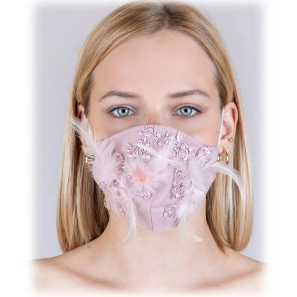 Grace - Grazia di Miceli - Rosè - Mask - Luxury Collection - Made in Italy - High Quality - Avvenice
