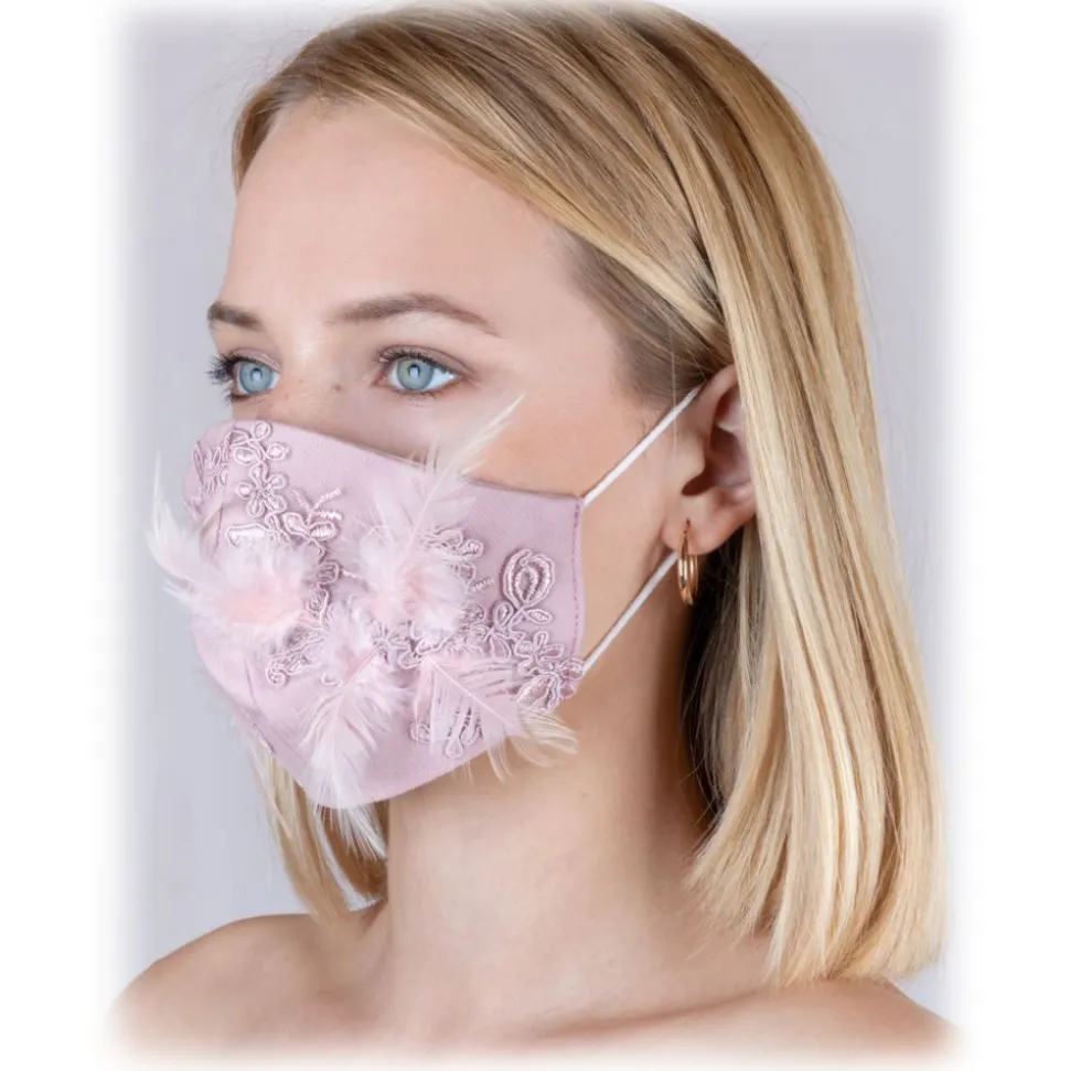 Grace - Grazia di Miceli - Rosè - Mask - Luxury Collection - Made in Italy - High Quality - Avvenice