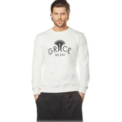 Grace - Grazia di Miceli - Men's Marco Crew Neck Sweatshirt - Luxury Collection - Made in Italy - High Quality - Avvenice