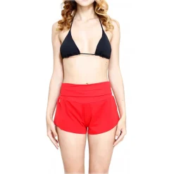 Grace - Grazia di Miceli - Red "Lincoln Road" Women's Shorts - Luxury Collection - Made in Italy - High Quality - Avvenice