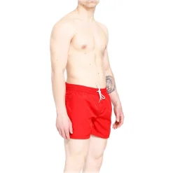 Grace - Grazia di Miceli - Men's Boxer "Miracle Mile" Red - Luxury Collection - Made in Italy - High Quality - Avvenice
