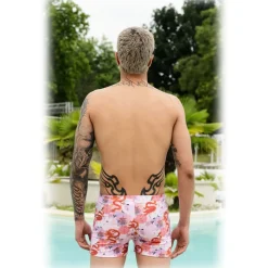 Grace - Grazia di Miceli - Men's Boxer "Kanazawa" Itsukushima - Luxury Collection - Made in Italy - High Quality - Avvenice