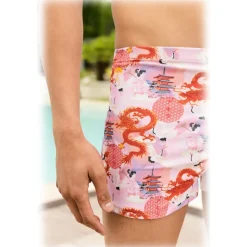 Grace - Grazia di Miceli - Men's Boxer "Kanazawa" Itsukushima - Luxury Collection - Made in Italy - High Quality - Avvenice