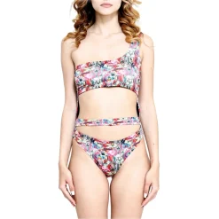 Grace - Grazia di Miceli - Women's Trikini "Miami Beach" Ocean Drive - Luxury Collection - Made in Italy - High Quality - Avvenice
