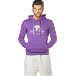 Grace - Grazia di Miceli - Men's Grace Hooded Sweatshirt - Luxury Collection - Made in Italy - High Quality - Avvenice