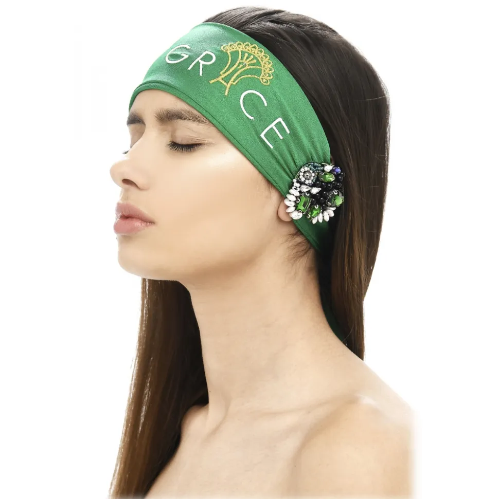 Grace - Grazia di Miceli - Fascia India - Headband - Luxury Exclusive Collection - Made in Italy - High Quality Headband - Avvenice