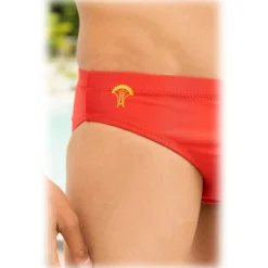 Grace - Grazia di Miceli - Red Osaka Men's Briefs - Luxury Collection - Made in Italy - High Quality - Avvenice