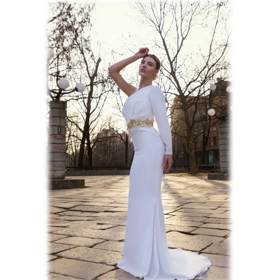 Grace - Grazia di Miceli - Ismailia - Dress - Luxury Exclusive Collection - Made in Italy - Luxury High Quality Dress - Avvenice