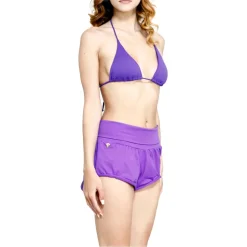 Grace - Grazia di Miceli - Purple "Lincoln Road" Women's Shorts - Luxury Collection - Made in Italy - High Quality - Avvenice