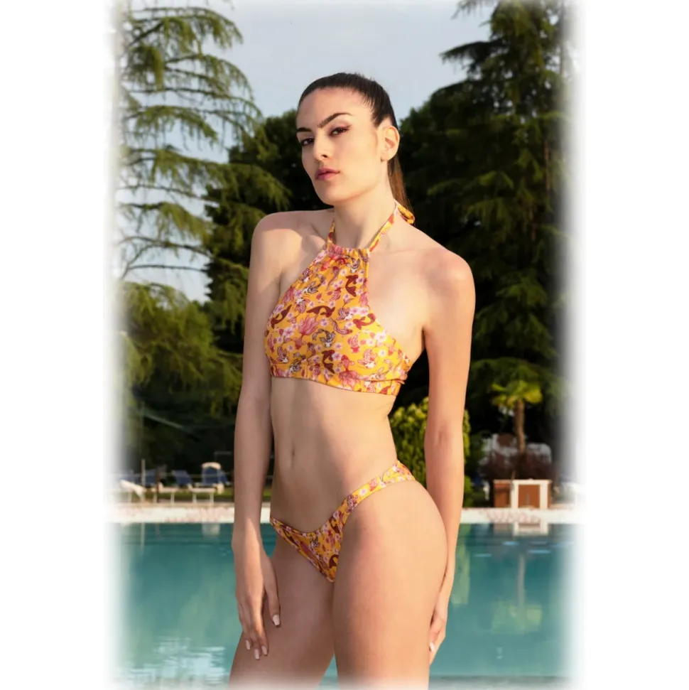 Grace - Grazia di Miceli - Covering Bikini "Sakura" Sensoji Print - Luxury Collection - Made in Italy - High Quality - Avvenice