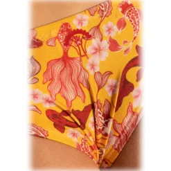 Grace - Grazia di Miceli - Covering Bikini "Sakura" Sensoji Print - Luxury Collection - Made in Italy - High Quality - Avvenice