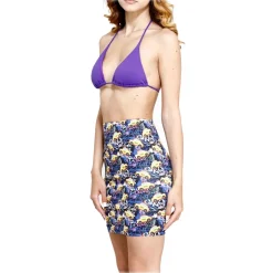 Grace - Grazia di Miceli - "Collins Avenue" South Beach Women's Skirt - Luxury Collection - Made in Italy - High Quality - Avvenice