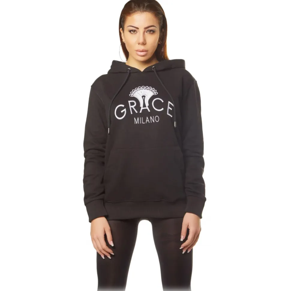 Grace - Grazia di Miceli - Women's Dorian Hooded Sweatshirt - Luxury Collection - Made in Italy - High Quality - Avvenice