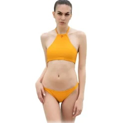 Grace - Grazia di Miceli - Covering Bikini Mustard "Sakura" - Luxury Collection - Made in Italy - High Quality - Avvenice