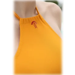 Grace - Grazia di Miceli - Covering Bikini Mustard "Sakura" - Luxury Collection - Made in Italy - High Quality - Avvenice