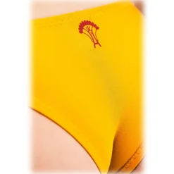 Grace - Grazia di Miceli - Covering Bikini Mustard "Sakura" - Luxury Collection - Made in Italy - High Quality - Avvenice