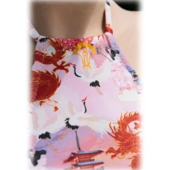 Grace - Grazia di Miceli - "Sakura" Opaque Bikini with Itsukushima Print - Luxury Collection - Made in Italy - High Quality - Avvenice