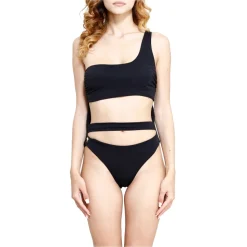 Grace - Grazia di Miceli - Women's Trikini "Miami Beach" Black - Luxury Collection - Made in Italy - High Quality - Avvenice