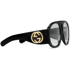 Gucci - Acetate Sunglasses - Black Blue - Gucci Eyewear - Avvenice