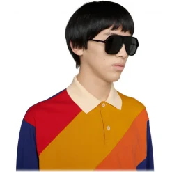 Gucci - Aviator Acetate Sunglasses - Brown - Gucci Eyewear - Avvenice